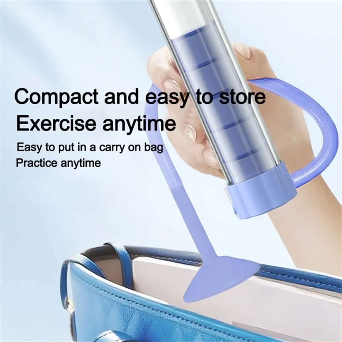 Portable Breathing Exercise Device for Stronger Lungs & Diaphragm