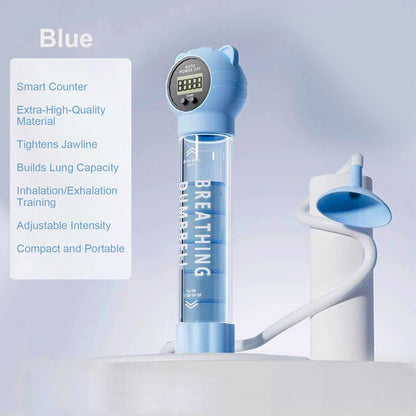 Portable Breathing Exercise Device for Stronger Lungs & Diaphragm